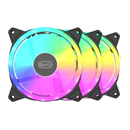 Кулер до корпусу PcCooler F3 T120 ARGB BK 3IN1