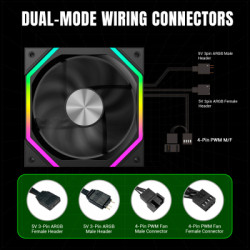 Кулер до корпусу Gamemax FN12A-N2