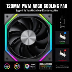 Кулер до корпусу Gamemax FN12A-N2-R