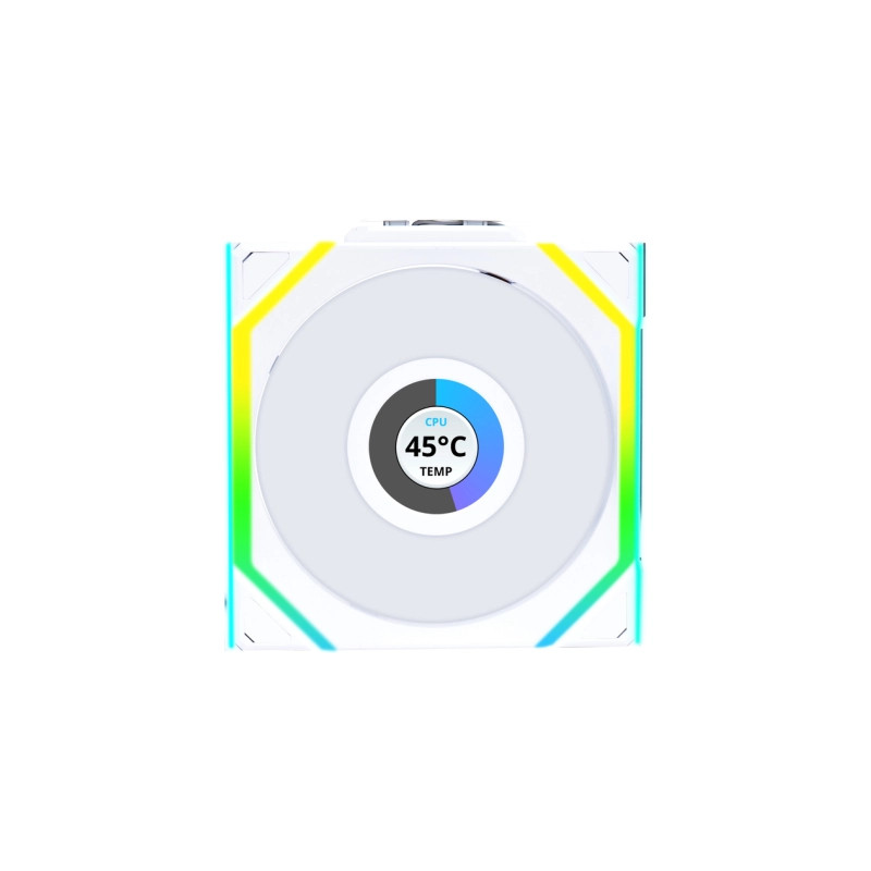 Кулер до корпусу Lian Li Uni Fan SL WIRELESS LCD Reverse, 120-1 (G99.12RSLLCD1W1W.00)