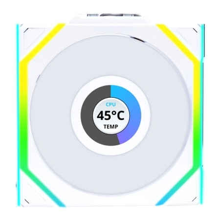 Кулер до корпусу Lian Li Uni Fan SL WIRELESS LCD Reverse, 120-1 (G99.12RSLLCD1W1W.00)