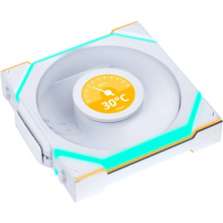 Кулер до корпусу Lian Li Uni Fan SL WIRELESS LCD Reverse, 120-1 (G99.12RSLLCD1W1W.00)