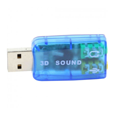 Звукова плата Dynamode USB 6(5.1) blue (USB-SOUNDCARD2.0 blue)