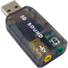 Звукова плата Dynamode USB 6(5.1) 3D RTL dark gray (USB-SOUNDCARD2.0 black)