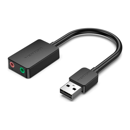 Звукова плата Vention Audio USB 2х3,5 мм jack 0.15m (CDYB0)
