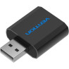 Звукова плата Vention Audio USB 2х3,5mm jack Metal (VAB-S17-B)