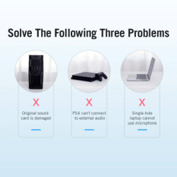 Звукова плата Vention Audio USB 2х3,5mm jack Metal (VAB-S17-B)