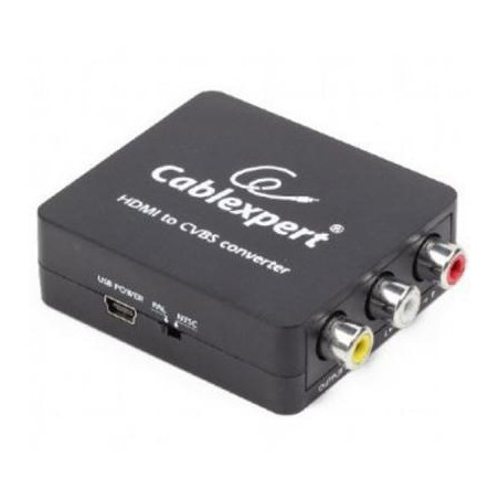 Конвертор HDMI to 3 x RCA Cablexpert (DSC-HDMI-CVBS-001)
