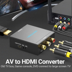 Конвертор RCA to HDMI black Vention (AEFB0)