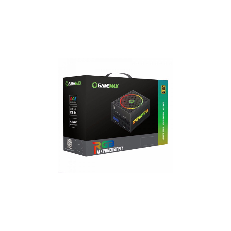 Блок живлення Gamemax 1050W 80 Gold ARGB (RGB-1050 PRO)