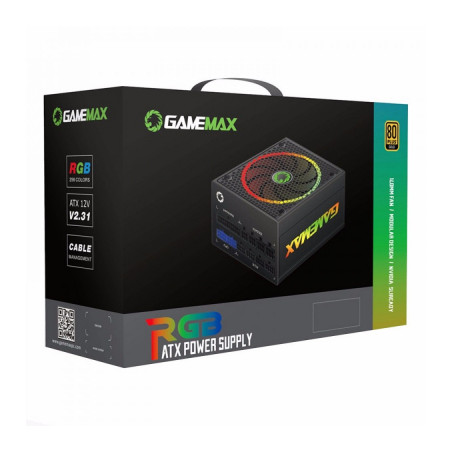 Блок живлення Gamemax 1050W 80 Gold ARGB (RGB-1050 PRO)