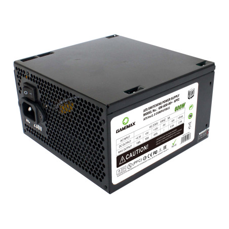 Блок живлення Gamemax GM-600 80+ APFC Black