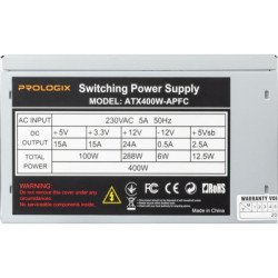 Блок живлення Prologix 400W APFC Bulk (Prologix 400W Bulk (E))