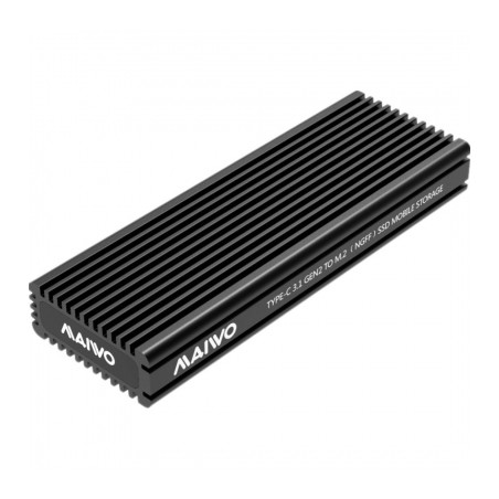 Кишеня зовнішня Maiwo M.2 SSD NVMe/SATA combo USB3.1 GEN2 Type-C al. (K1687P2)