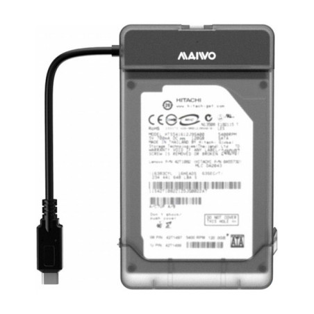 Кишеня зовнішня Maiwo USB3.1 GEN1 TypeC to HDD 2,5" SATA/SSD black (K104G2 black)