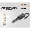 Кишеня зовнішня Maiwo M.2 NVMe/SATA SSD combo USB3.2 Gen2 Type-C (K1696P2)