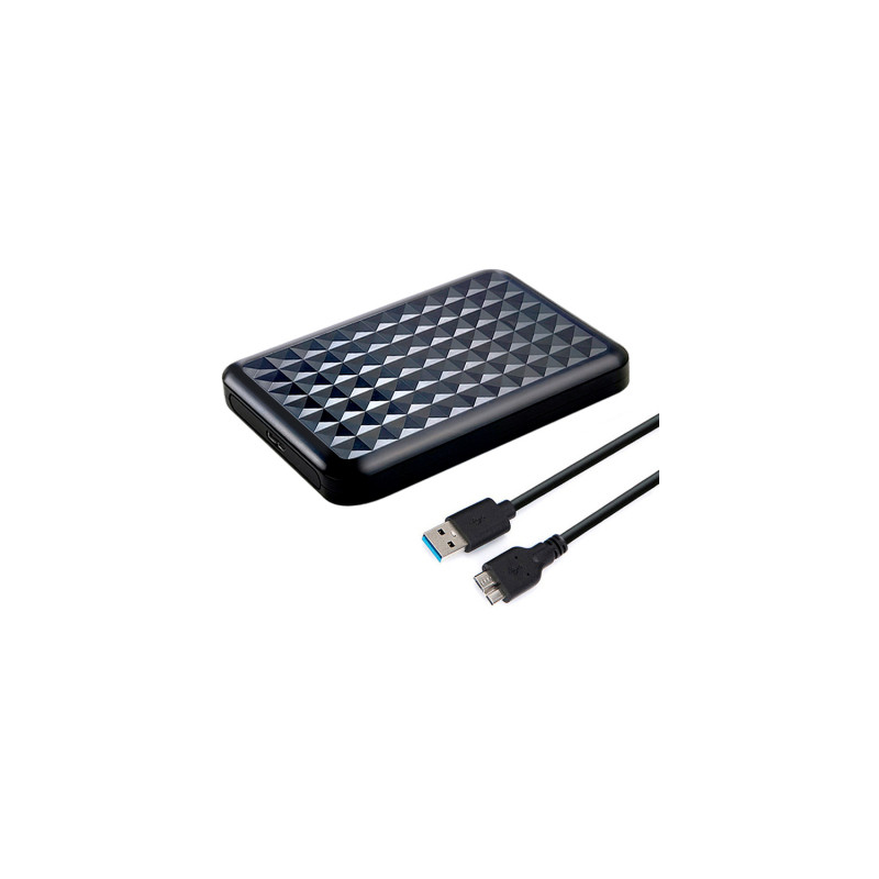 Кишеня зовнішня Dynamode 2.5" SATA HDD/SSD USB 3.0 Black (DM-CAD-25318)
