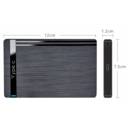 Кишеня зовнішня Dynamode 2.5" SATA/SSD HDD - USB 3.1 Type-C (DM-CAD-25317C)