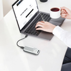 Кишеня зовнішня Maiwo M.2 SSD NVMe 2280 ч-з USB4.0 Type-C 40Gbps (K1695)