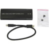 Кишеня зовнішня Dynamode M.2 SSD NVMe/SATA combo USB3.2 GEN2 Type-C aluminium black (DM-CAD-SSD10)