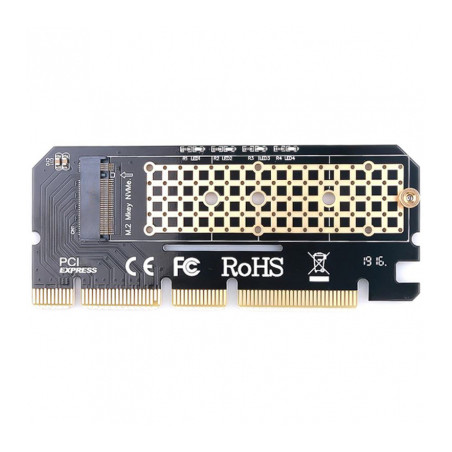 Контролер Maiwo M.2 NVMe M-key SSD 22*30mm, 22*42mm, 22*60mm, 22*80mm to PCI (KT046)