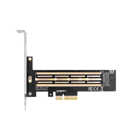 Контролер Dynamode M.2 SSD NVMe M-Key to PCI-E 3.0 x4/ x8/ x16, full profile br (PCI-Ex4- M.2 M-key)