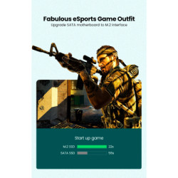 Контролер Ugreen PCI-E 3.0 for SSD M.2 NVMe + M.2 NGFF CM302 (70504)