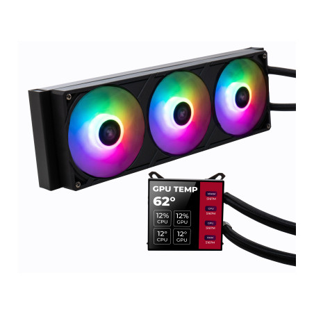 Система рідинного охолодження Vinga Storm Black