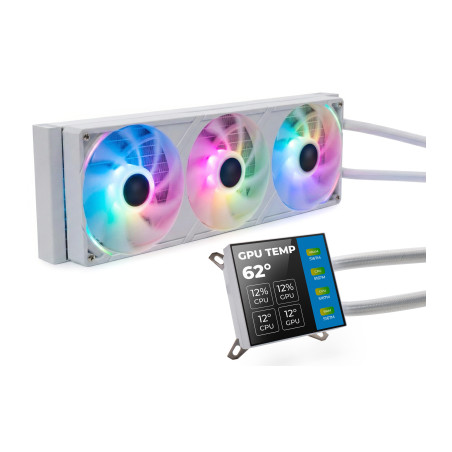 Система рідинного охолодження Vinga Storm White