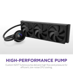 Система рідинного охолодження NZXT Kraken Plus V2 360mm AIO liquid cooler w/Displ (RL-KN360-B2)