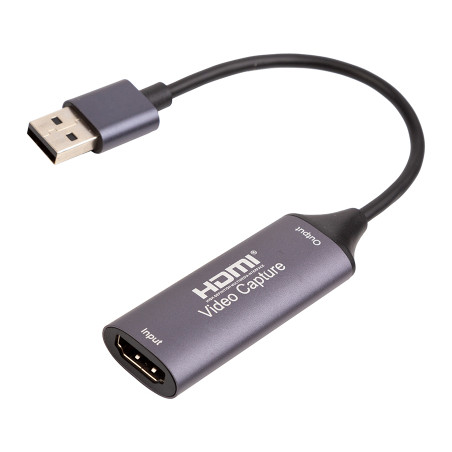 Пристрій захоплення відео PowerPlant HDVC2-C HDMI (F) - 2.0 USB (M) (CA914685)