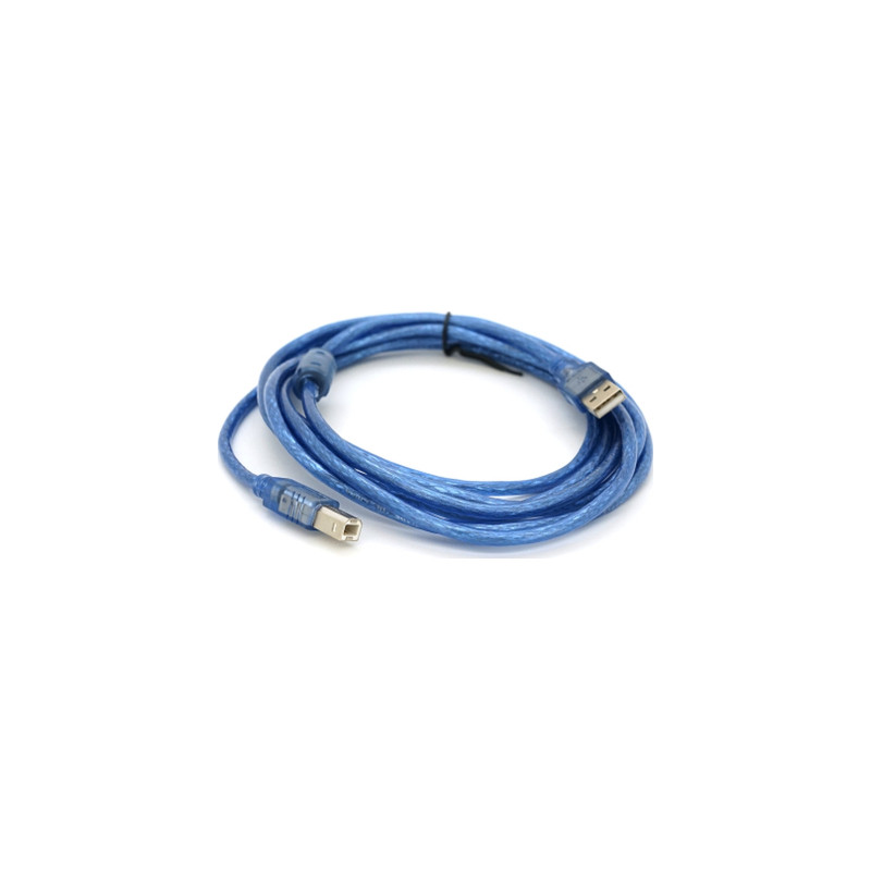 Кабель для принтера USB 2.0 AM/BM 3.0m ferrite blue Ritar (YT-AM/BM-3.0TBL)