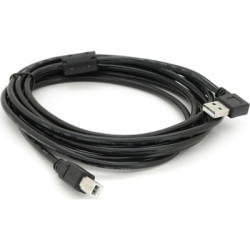 Кабель для принтера USB 2.0 AM/BM 3.0m 90° corner black Ritar (YT-AM/BM90°-3.0B)