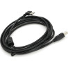 Кабель для принтера USB 2.0 AM/BM 3.0m 90° corner black Ritar (YT-AM/BM90°-3.0B)