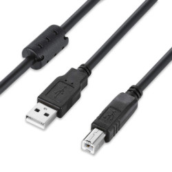 Кабель для принтера USB 2.0 AM/BM 2.0m black ColorWay (CW-CBUB072-BK)