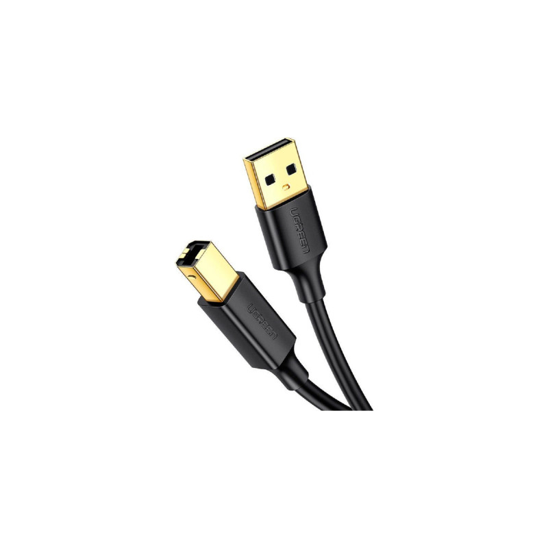Кабель для принтера USB 2.0 AM/BM 3.0m US135 black Ugreen (10351)
