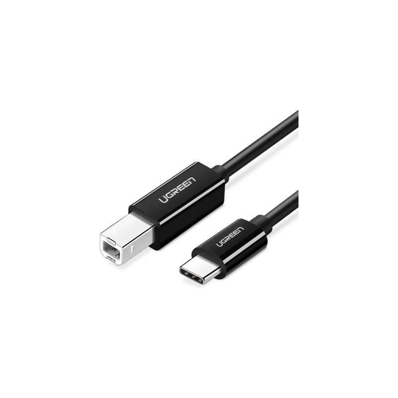 Кабель для принтера USB-C 2.0 to BM 2.0m US241 black Ugreen (50446)