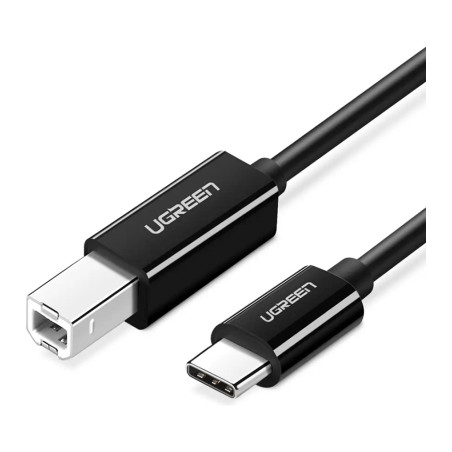 Кабель для принтера USB-C 2.0 to BM 2.0m US241 black Ugreen (50446)