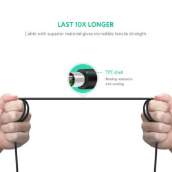 Кабель для принтера USB-C 2.0 to BM 2.0m US241 black Ugreen (50446)