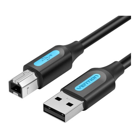 Кабель для принтера USB 2.0 AM/BM 5.0m black Vention (COQBJ)