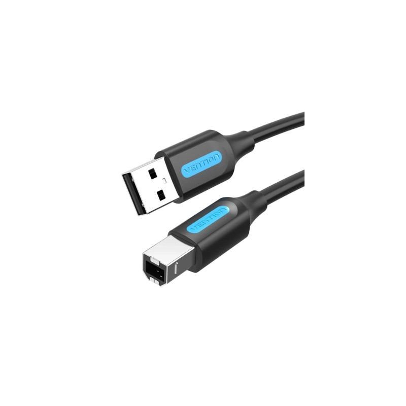 Кабель для принтера USB 2.0 AM/BM 10.0m ferrite black Vention (COQBL)