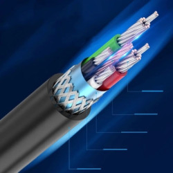 Кабель для принтера USB-C 2.0 to BM 1.5m 2A black Vention (CQUBG)