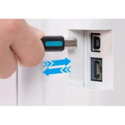 Кабель для принтера USB-C 2.0 to BM 1.5m 2A black Vention (CQUBG)