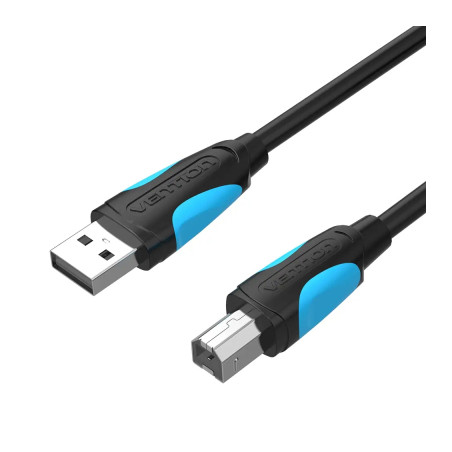 Кабель для принтера USB 2.0 AM/BM 1.0m black Vention (VAS-A16-B100)