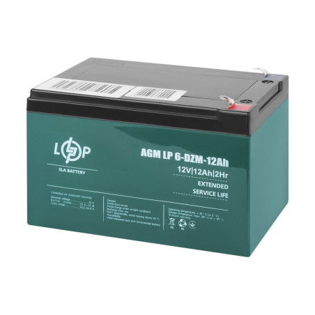 Батарея до ДБЖ LogicPower 12В 12 Ач (6-DZM-12) (3536)