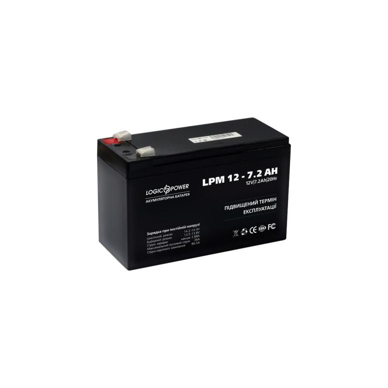 Батарея до ДБЖ LogicPower LPM 12В 7.2 Ач (3863)