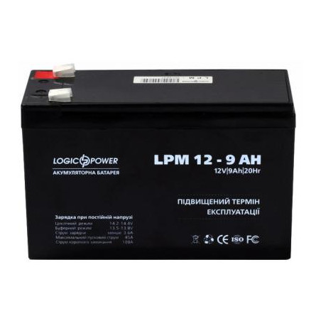 Батарея до ДБЖ LogicPower LPM 12В 9Ач (3866)