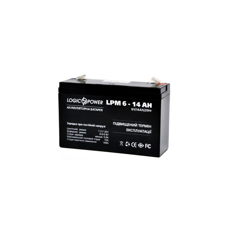 Батарея до ДБЖ LogicPower LPM 6В 14 Ач (4160)