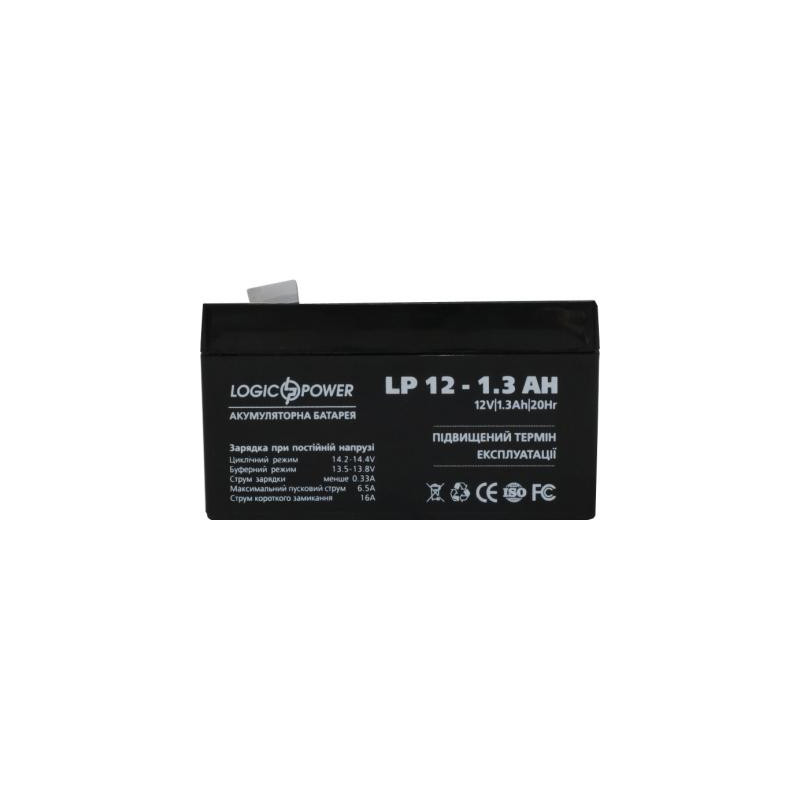 Батарея до ДБЖ LogicPower LPM 12В 1.3 Ач (4131)