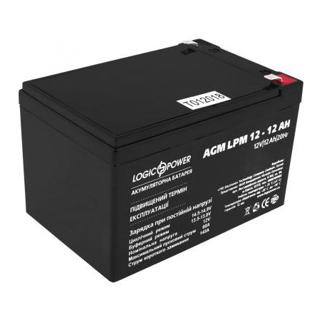 Батарея до ДБЖ LogicPower LPM 12В 12Ач (6550)